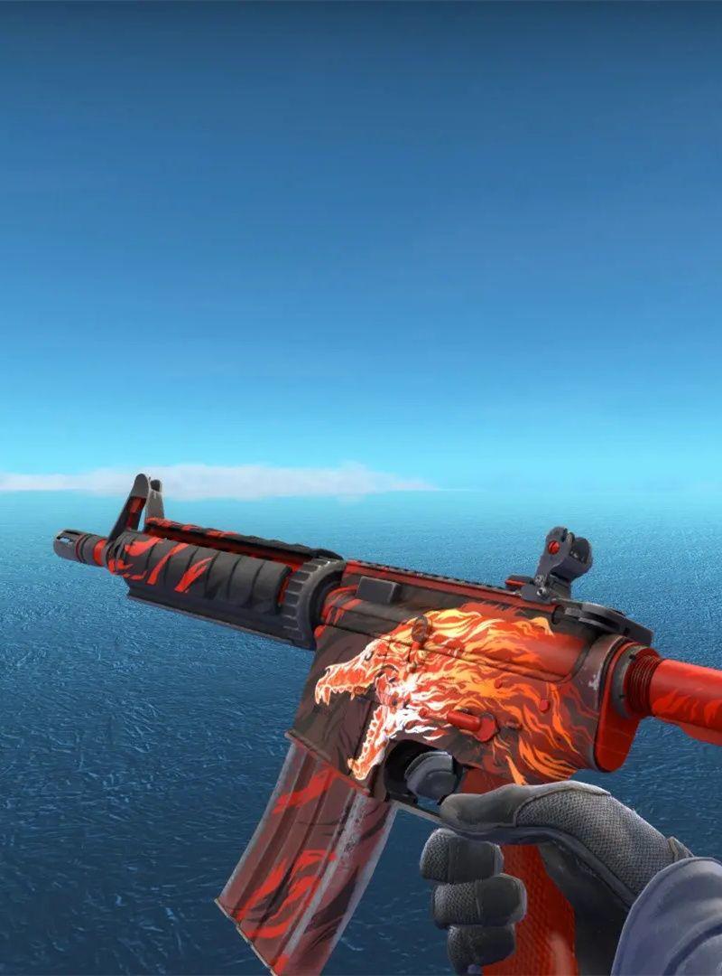 csgo的M4A1咆哮皮肤有多难开到？概率比大家买彩票中头奖还要低