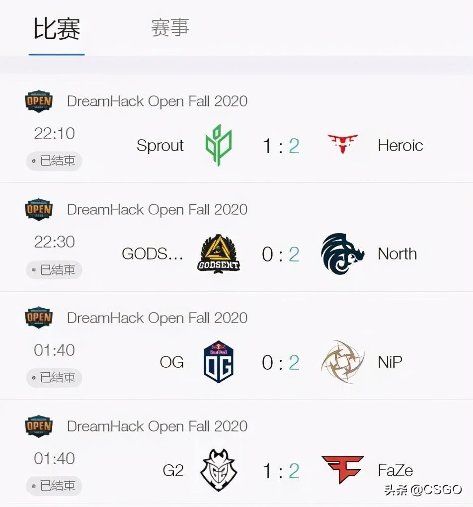 csgoDH秋季公开赛赛程 csgoDH秋季公开赛赛程