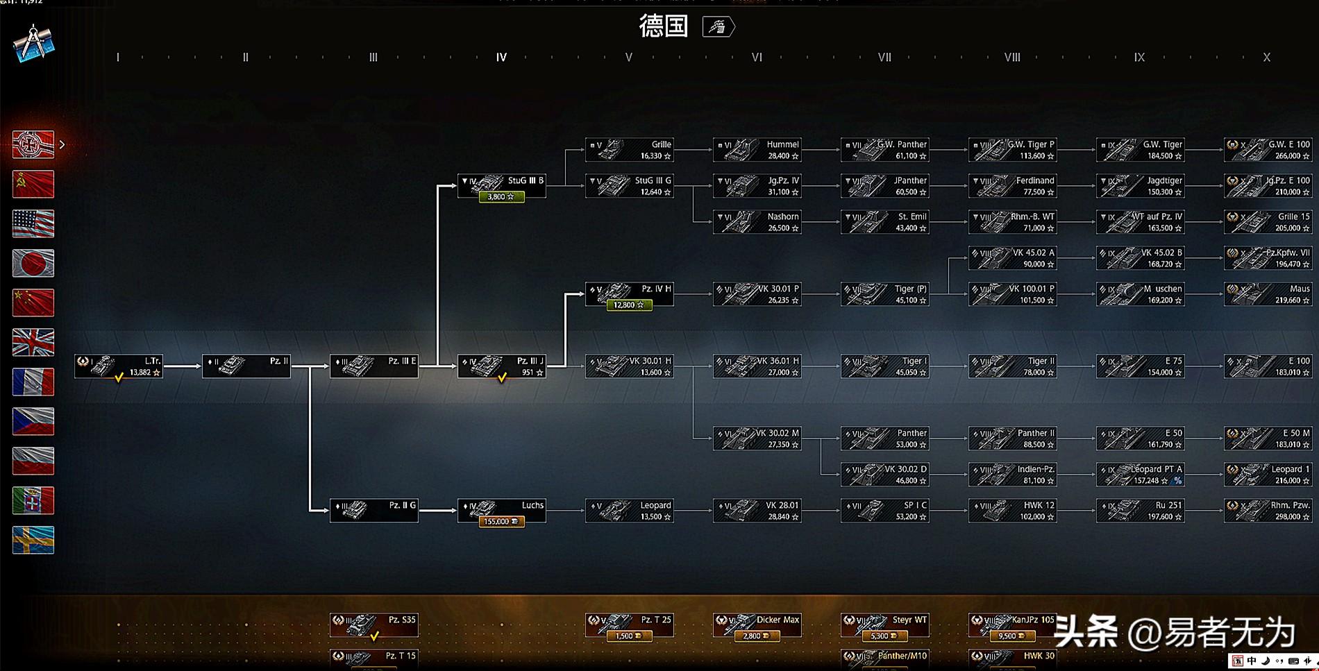 坦克世界科技树有哪些,坦克世界科技树图片一览 坦克世界科技树有哪些,坦克世界科技树图片一览