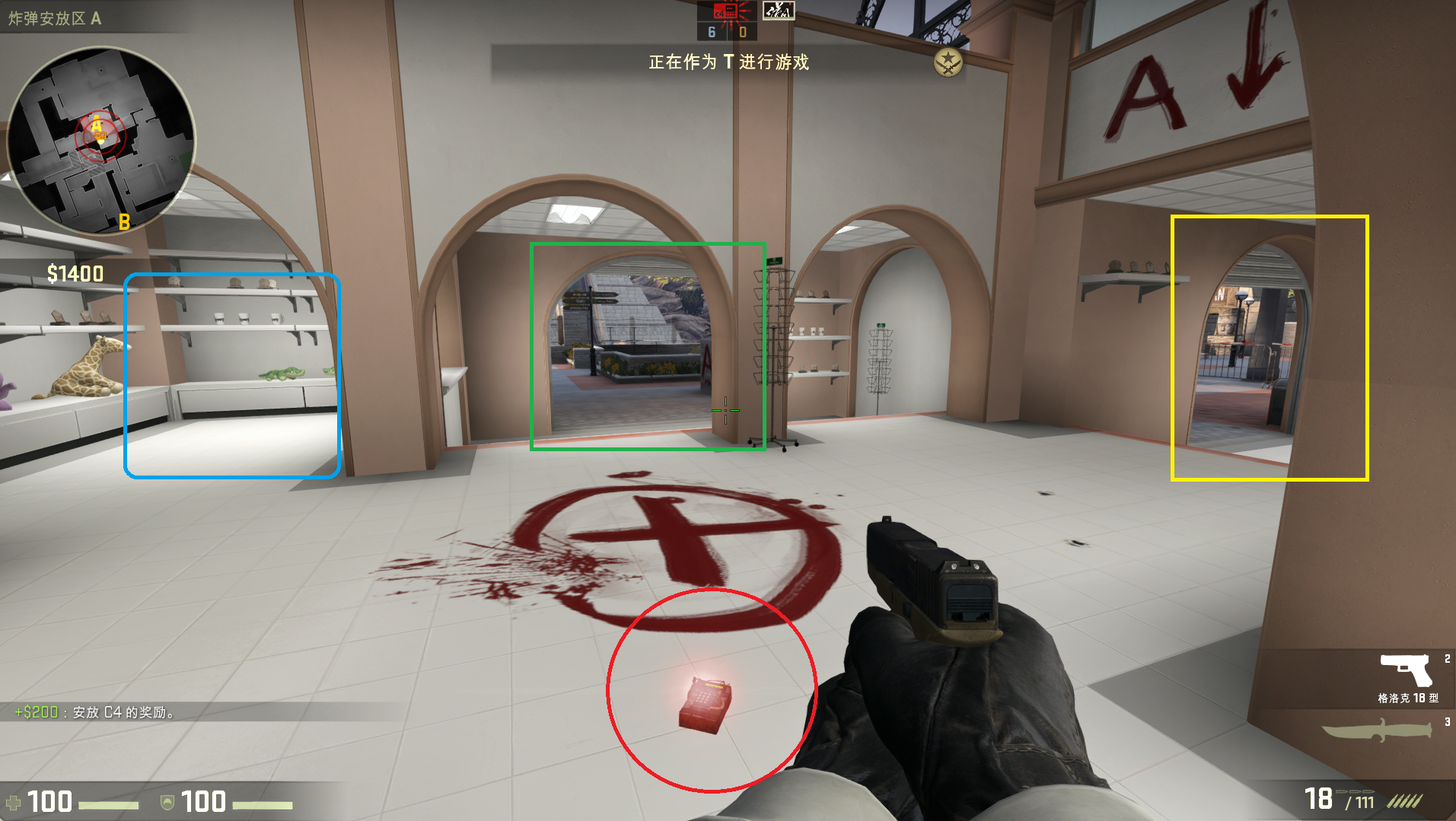 csgo摄魂游乐园T方点位攻略 csgo摄魂游乐园T方点位攻略