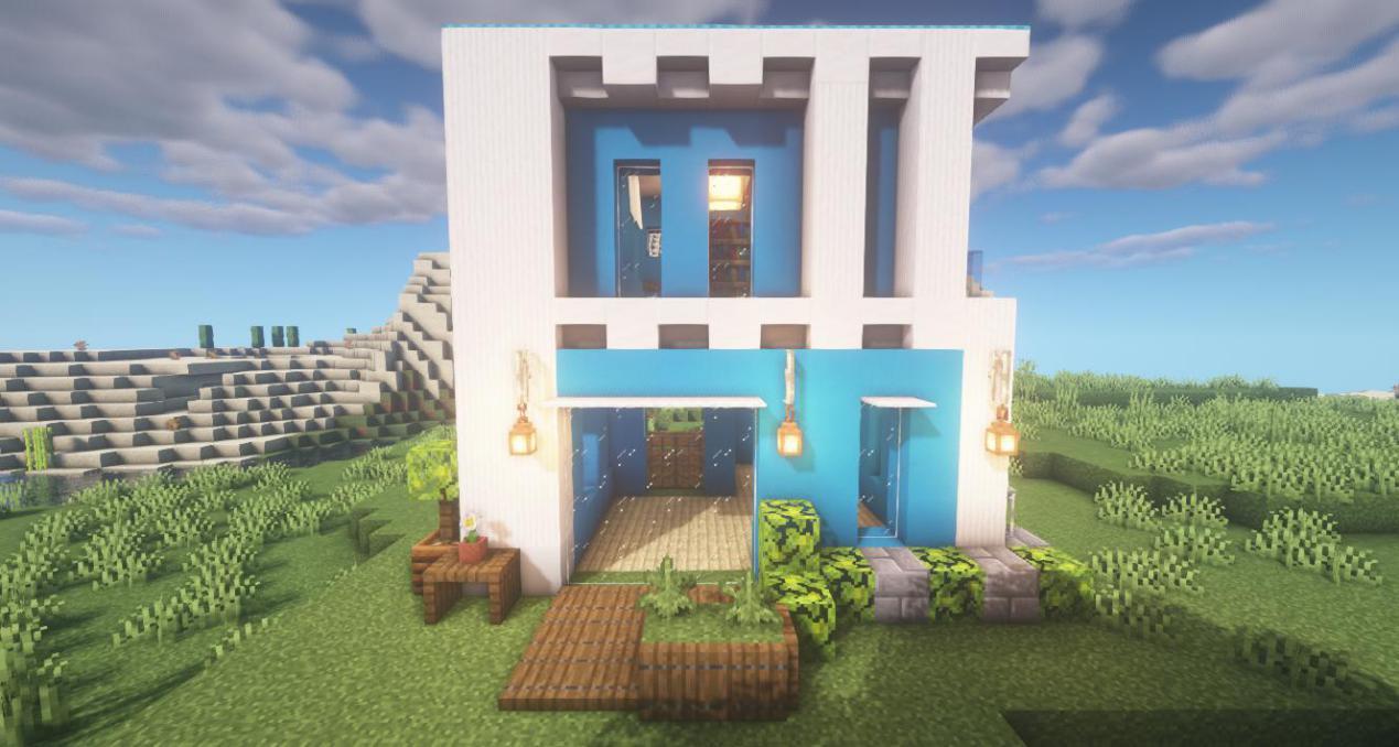 我的世界小别墅教程简单,我的世界小别墅二层样式设计图 我的世界小别墅教程简单,我的世界小别墅二层样式设计图