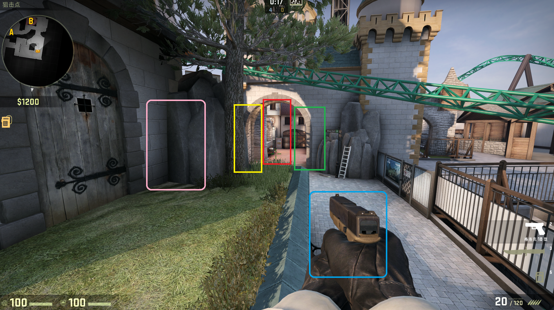 csgo摄魂游乐园T方点位攻略 csgo摄魂游乐园T方点位攻略