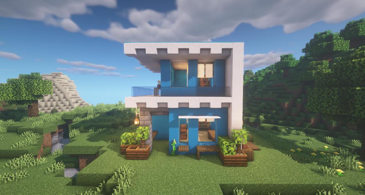 我的世界小别墅教程简单,我的世界小别墅二层样式设计图 我的世界小别墅教程简单,我的世界小别墅二层样式设计图