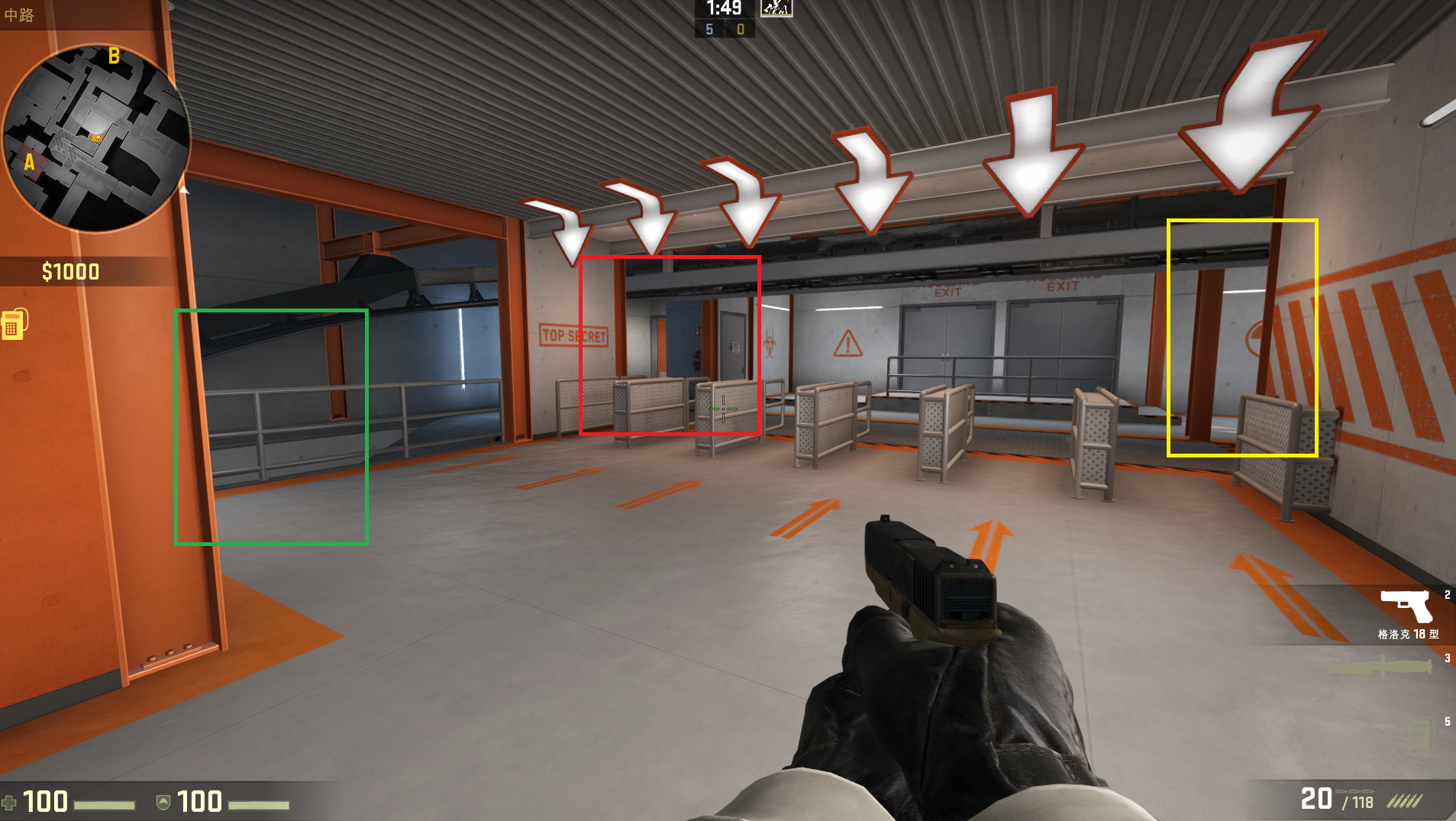 csgo摄魂游乐园T方点位攻略 csgo摄魂游乐园T方点位攻略