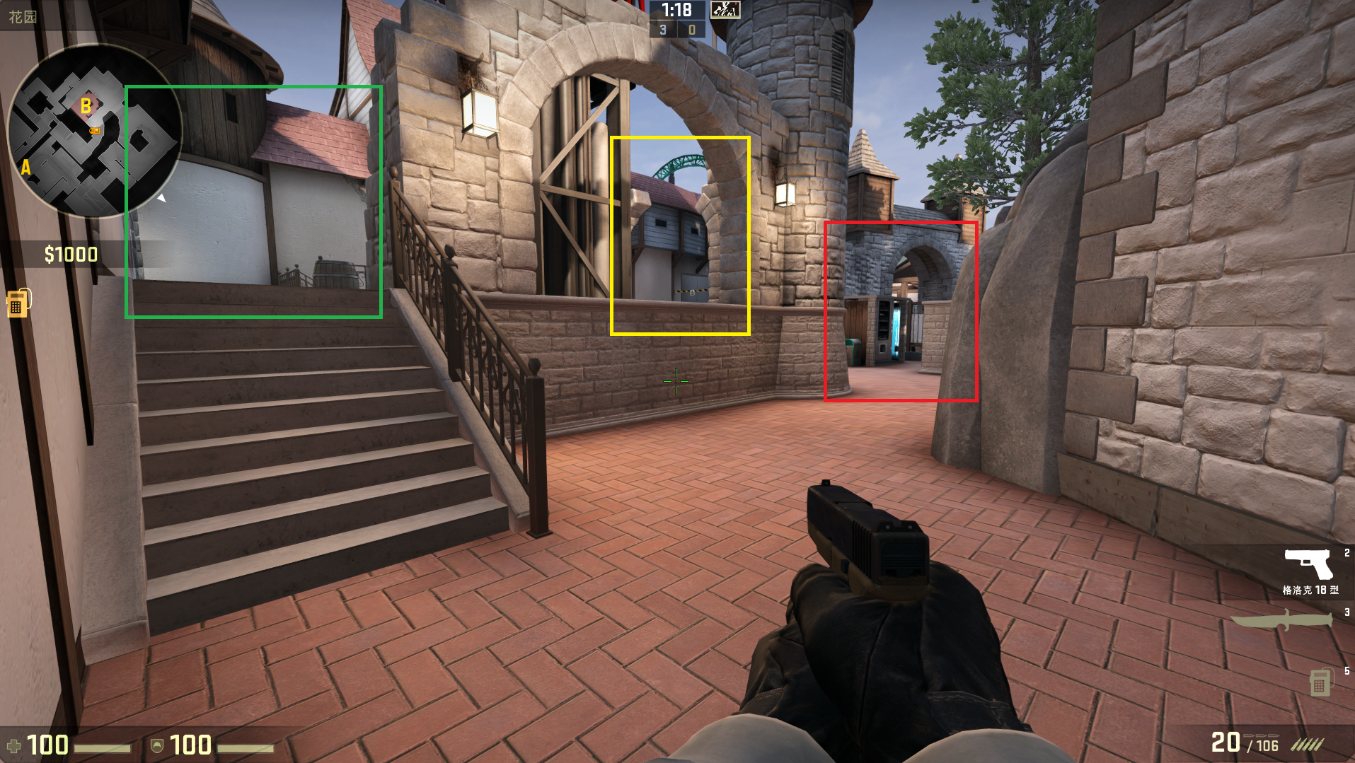 csgo摄魂游乐园T方点位攻略 csgo摄魂游乐园T方点位攻略