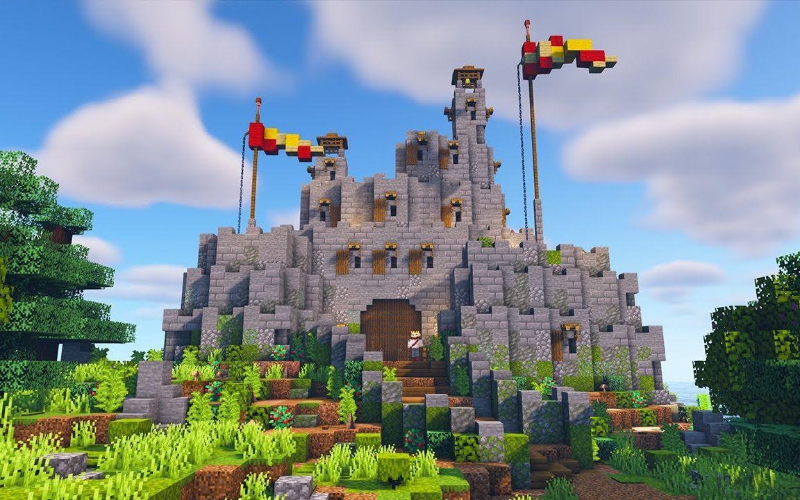 我的世界城堡建造图,我的世界城堡教程 我的世界城堡建造图,我的世界城堡教程