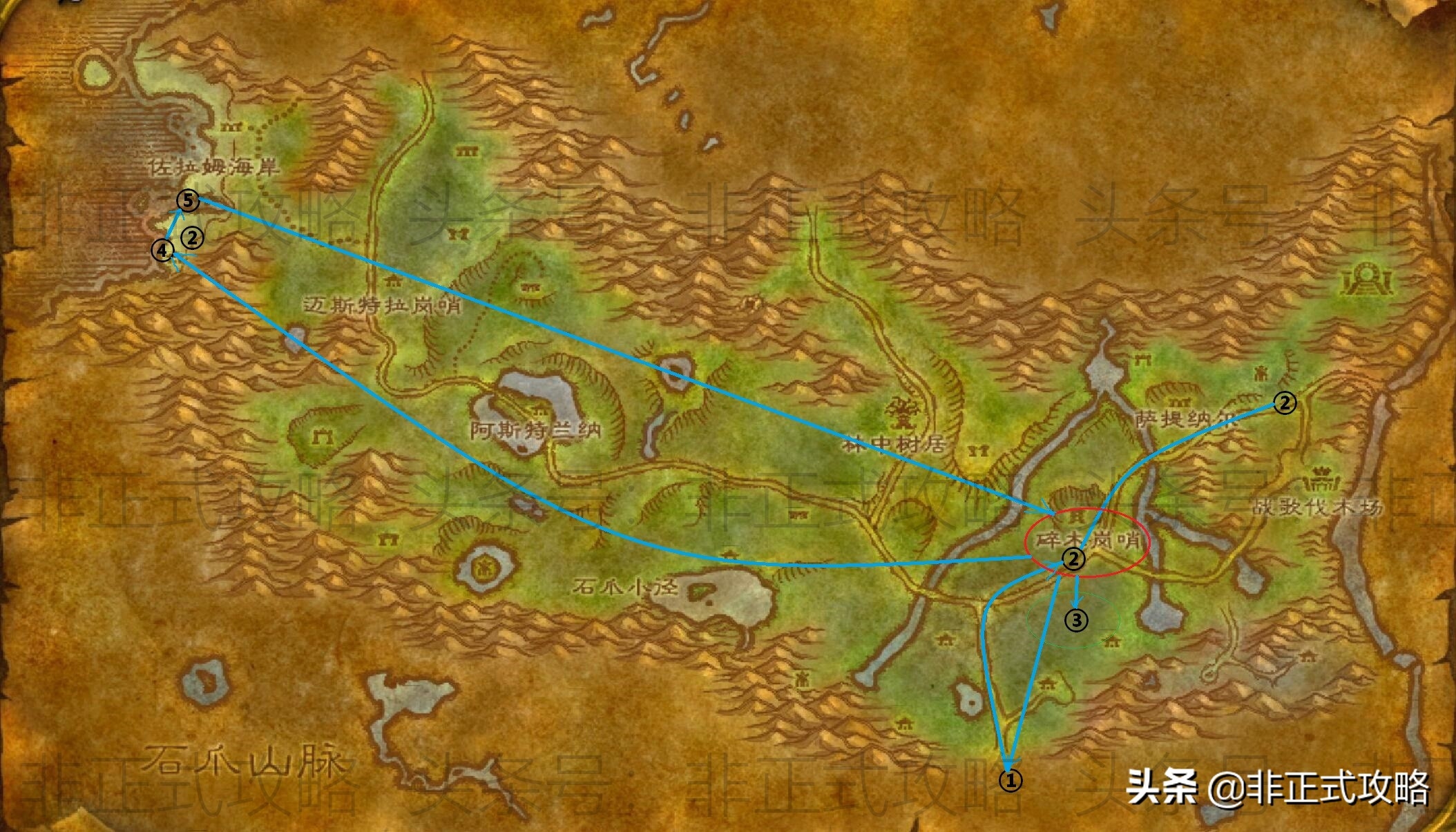 魔兽世界灰谷地图详解,灰谷地图成就攻略 魔兽世界灰谷地图详解,灰谷地图成就攻略