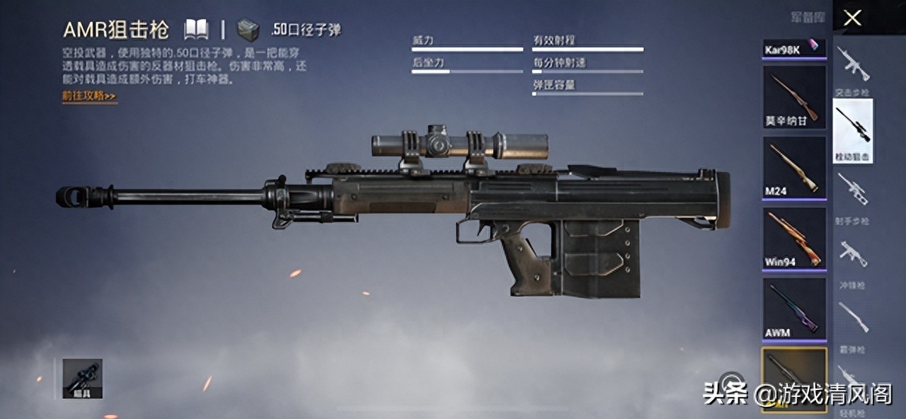 和平精英哪个狙击枪好使(好看/好用一点)