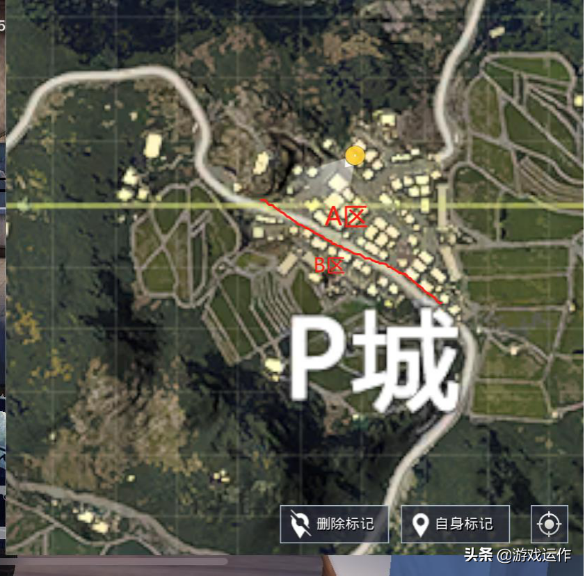 和平精英p城军火库在哪里(p城攻略/p城地图平面图)