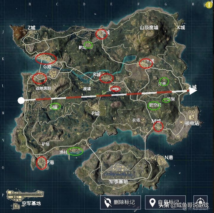 和平精英最强打野路线,打野点哪里最肥(超富打野点)