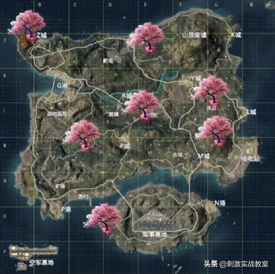 和平精英许愿树在哪里刷新位置 和平精英许愿树在哪里刷新位置