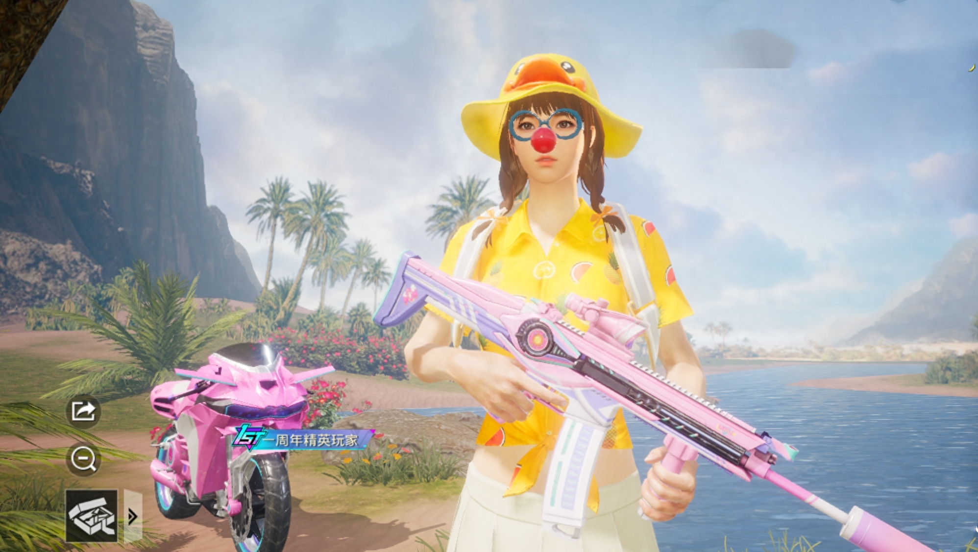 刺激战场小黄鸭的截图皮肤图片,动作特效分享 刺激战场小黄鸭的截图皮肤图片,动作特效分享