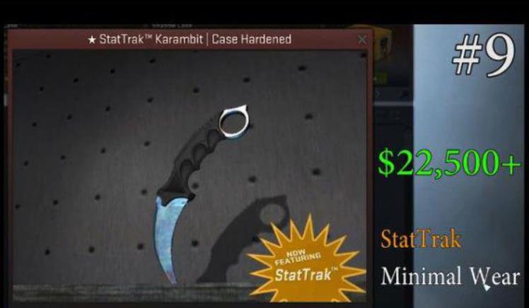 csgo稀有武器价格排名表(csgo十大稀有刀)