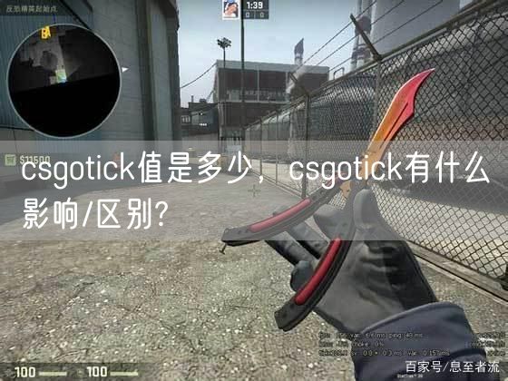 csgotick值是多少,csgotick有什么影响/区别?