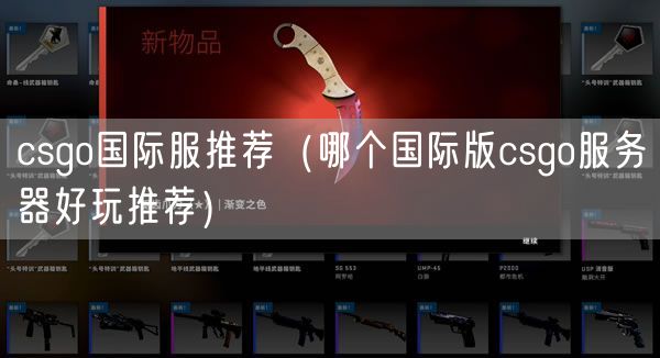csgo国际服推荐(哪个国际版csgo服务器好玩推荐)