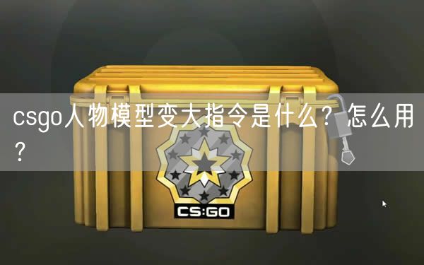 csgo人物模型变大指令是什么?怎么用?