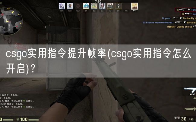 csgo实用指令提升帧率(csgo实用指令怎么开启)?