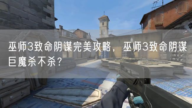 巫师3致命阴谋完美攻略，巫师3致命阴谋巨魔杀不杀？