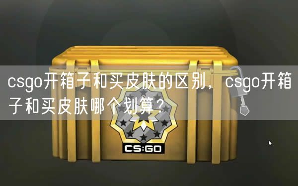 csgo开箱子和买皮肤的区别，csgo开箱子和买皮肤哪个划算？