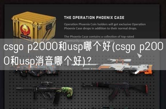 csgo p2000和usp哪个好(csgo p2000和usp消音哪个好)？