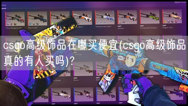 csgo高级饰品在哪买便宜(csgo高级饰品真的有人买吗)?