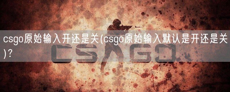 csgo原始输入开还是关(csgo原始输入默认是开还是关)?