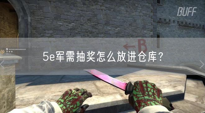 5e军需抽奖怎么放进仓库？