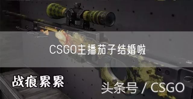 CSGO主播茄子结婚啦