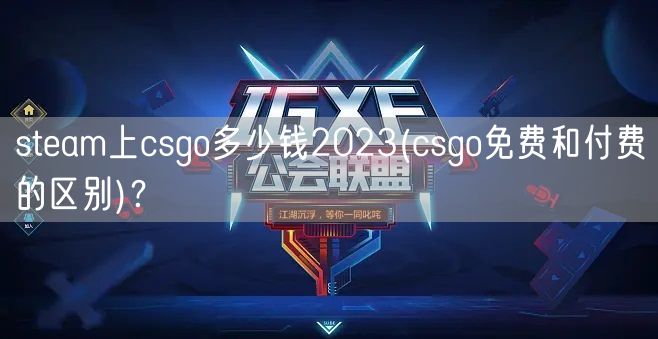 steam上csgo多少钱2023(csgo免费和付费的区别)？