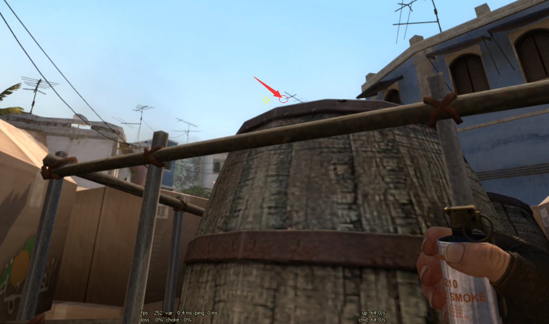 CSGO中那些萌新必备的封烟套路【一】——（荒漠迷城篇）