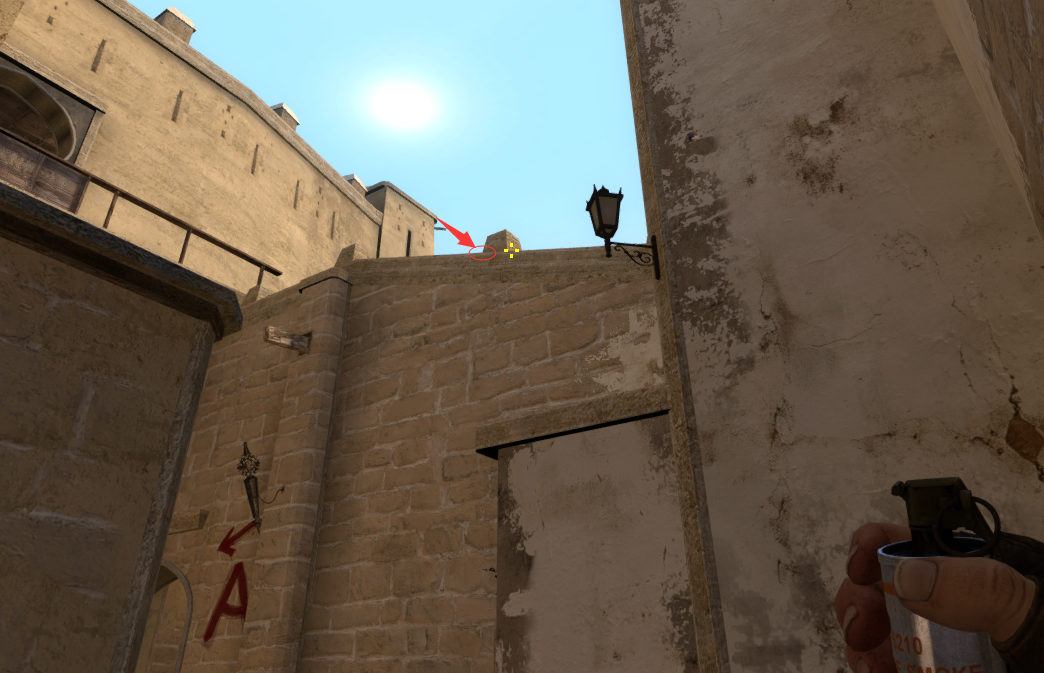 CSGO中那些萌新必备的封烟套路【一】——（荒漠迷城篇）