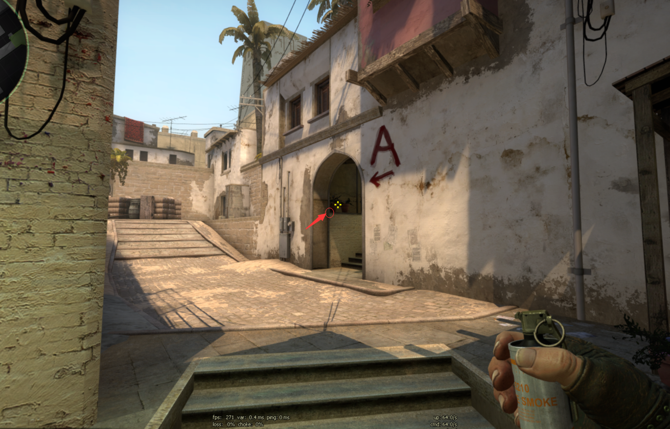 CSGO中那些萌新必备的封烟套路【一】——（荒漠迷城篇）
