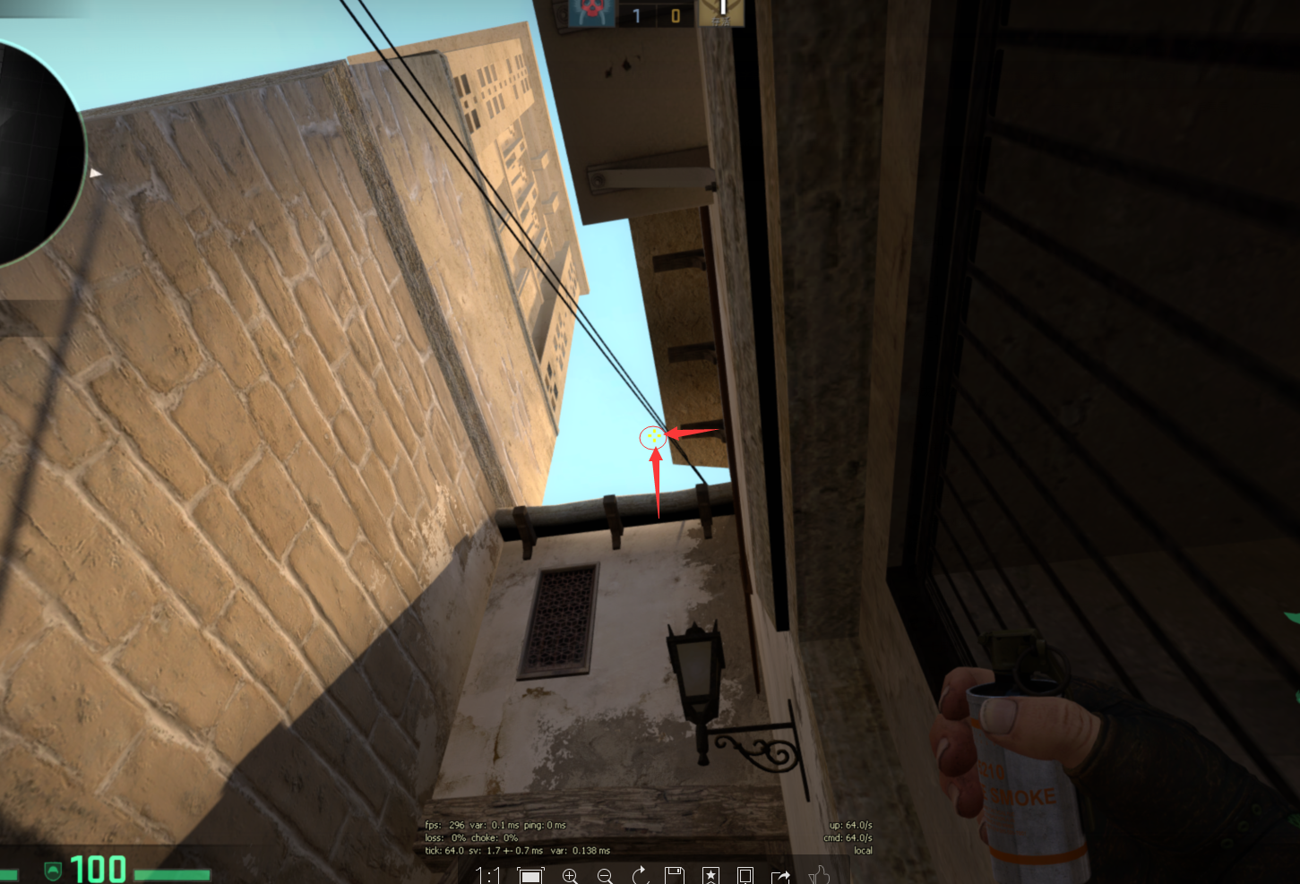 CSGO中那些萌新必备的封烟套路【一】——（荒漠迷城篇）