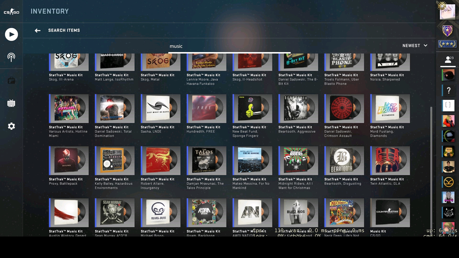 CSGO全部音乐盒推荐(附站内试听视频)